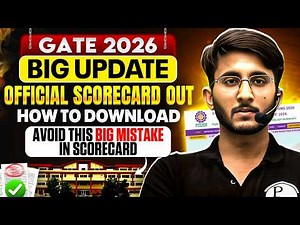 GATE 2026 Scorecard Out | How To Download | Big Update From IIT Guwahati