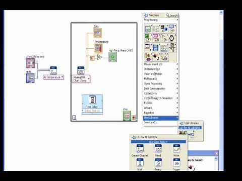 Wie messe ich mit Thermoelementen unter ULx für LabView