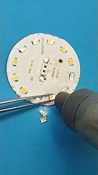 Replace Burnt LED in Energy Saver Bulb Simple PCB Fix | Energy Saver #experiment #viralvideo #diy