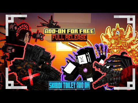 SKIBIDI TOILET ADD ON V8.9 UPDATE IN MINECRAFT FULL RELEASE