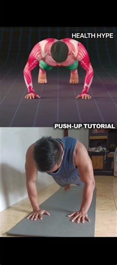 Perfect Push Up Tutorial for Beginners | Correct Form & Technique | HEALTH HYPE #pullups