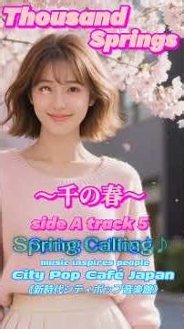 Spring Calling♪【Thousand Springs ～千の春～side A track 5】#citypop #jpop #シティポップ #1980s #さくら#桜並木 #春歌#80s