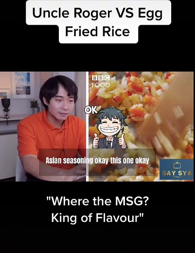 Uncle Roger : Where your MSG? MSG King of Flavour #uncleroger #rice #cooking #msg #lawakmalaysia #lawaksingapura #fypシ #foryoupage #tiktokmalaysia