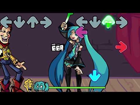Pullstring (Instrumental) - FNF VS Creepy Woody & Hatsune Miku (PULLSTRING.) OST