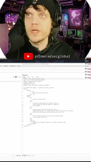 Trying to exploit Shellshock manually with the Burp Suite #cybersecurity #ethicalhacking #short