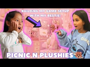Picnic N Plushies | Recreating Gaming setup with my Bestie