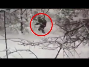 Russian Bigfoot Caught On Tape 2015
