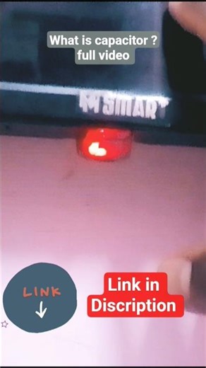 capacitor works on TV #electronic