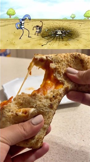 I made Regular Show pizza pockets in 2 minutes