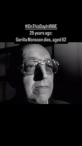 “One of the greatest men I’ve ever known” Vince McMahon voiced the WWF’s tribute video to Gorilla Monsoon that was shown on Raw days later Although we hadn’t seen a frail-lookong Gorilla on our screens since WrestleMania 15 earlier that year, he still went into the Titan studios once a week to chat about the old days and do the commentary on the WWF’s internationally-syndicated shows. This was part of a pledge Vince had given his dad when buying the company, to look after Vince Sr’s ex-business 