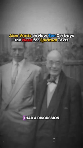 How Zen Destroys the Need for Spiritual Texts - Alan Watts We think wisdom hides in sacred books, foreign words, and ancient translations. But Zen whispers something radical: truth isn’t trapped in language. If you truly understand, any book becomes scripture. Even the dictionary. Even nonsense. Because reality doesn’t need interpretation: like the sound of rain, it simply is. The question isn’t what you’re reading… it’s how you’re seeing. #Zen #AlanWatts #Awakening | Astromortus