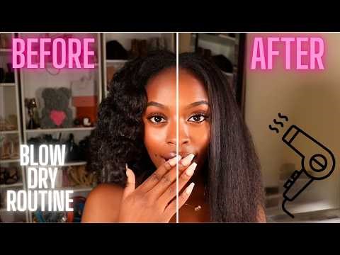 My Updated Blow Dry Routine 2026 | No Heat Damage