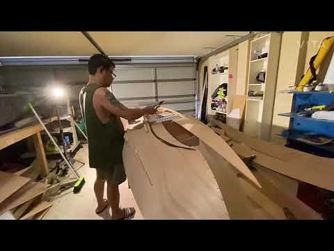 Building plywood fishing kayak (CHK 3.6) yak shape ( Ep.1)#DIY, #Kayak Building, #Custom Homemade