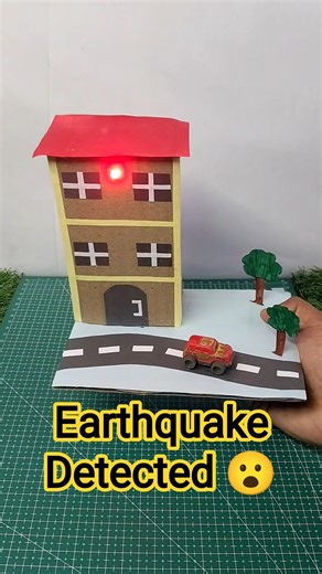 Earthquake Detected ⚠️ Alarm Activated #tech #diy #earthquakealert
