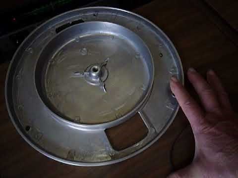 ターンテーブルのベルトの掛け方