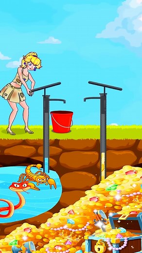 1.2M views · 4.2K reactions | Rich Peach vs Poor Peach #trendingreels #help #animation #foryou #cartoon | Gaming Alien | Facebook