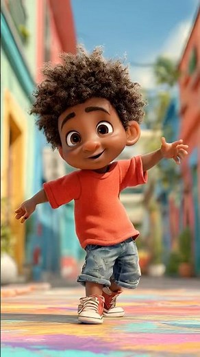 🌟 Happy Dance Time! | Cute Dancing Animation for Kids 💃🧡