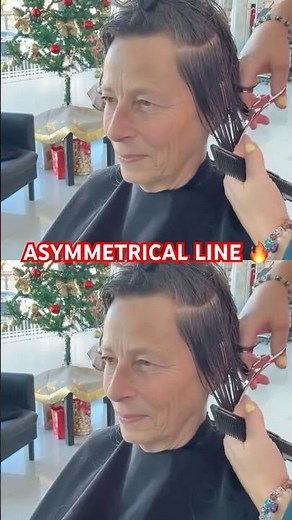 ASYMMETRICAL BOB LINE: Complete Tutorial Linked Below! ✂️🔥🔥🔥