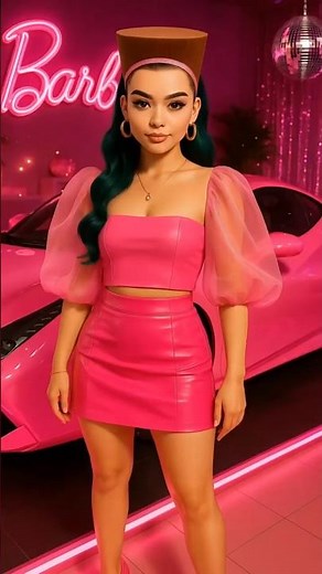 BRAINROT DANCING 💗Barbie Party #tungtungtungsahur #ballerinacappuccina #tralalerotralala #dance