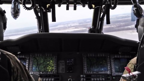 Black Hawk Helicopter Cockpit Video • UH-60M