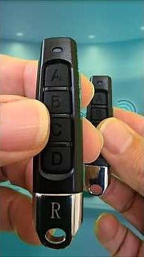 They look the same, but they aren't! How to set up these two gate remotes?