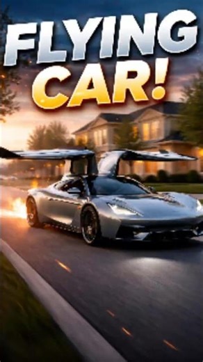 Real Flying Car Accelerates and Takes Off 😱 ‪@SilentCraftStudio‬