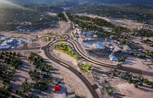 Busy East Mountains intersection being turned into a roundabout