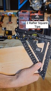 2 Rafter Square Tips #speedsquare #RafterSquare #gobuilfstuff | Go Build Stuff
