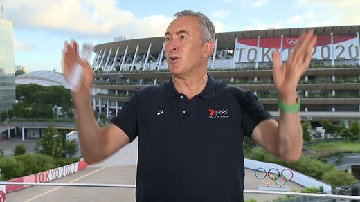 33K views · 300 reactions | "Welcome back to the Olympic city where we are currently in an earthquake" Mark Beretta just powered through his sports report while Tokyo was being hit by a tremor  | Sunrise | Facebook