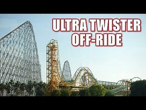 Ultra Twister Off-Ride Footage (60FPS), Nagashima Spa Land Togo Pipeline Coaster | Non-Copyright
