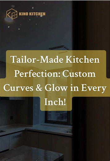 Tailor-Made Kitchen Perfection: Custom Curves & Glow in Every Inch! ✨🛠️ Dreaming of a kitchen that actually fits YOUR life? This tailor-made masterpiece turns a narrow space into a seamless, luxurious flow – every cabinet, corner, and glow custom-crafted! Hook: Slow cinematic glide along the full wall of tall cabinets → close-up zoom on flawless matte finish & hidden LED strips → quick cuts to curved corner reveal, custom drawer organizers & marble backsplash detail → fun text “Off-the-shelf? N