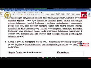 LIVE STREAMING - KOMISI II DPR RI RDP DENGAN KEPALA OTORITA IKN