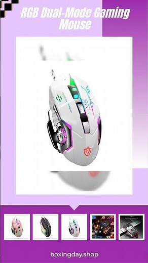 RGB Dual-Mode Gaming Mouse