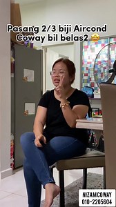 Duduk dalam rumah rasa panas 掠 Kita ON aircond. 略 ❄️ Nak install aircond pun nak kena segedebuk duit. Jangan risau gaiss! Sekarang bayar ansuran bulanan hanya untuk 1.0hp - RM100 sebulan 1.5hp - RM110 sebulan. Siap servis berkala ya. Bukan kaleng-kaleng. 5⭐️ energy saving siap Tak perlu risau bil melambung tinggi   www.wassap.my/60102205604/aircondcoway #aircondcoway | Coway Kota Kinabalu | Facebook