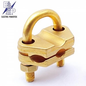 [Hot Item] Grounding System Drop Forged Wire Rope Clip Us Type Brass/Galvanized Carbon Steel Cable Clip Adjustable Wire Rope Clamp