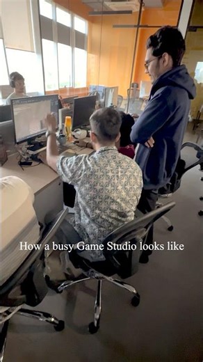 What a day Inside a Busy Game Studio looks like🤯
