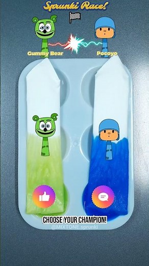 Epic Sprunki Race: Gummy Bear vs Pocoyo (Como Lo Mueve Lo Lo) 🏁 #sprunki #incredibox #race