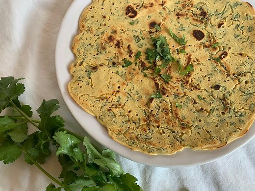 Easy Gram Flour Flatbread Recipe (Just 2 Ingredients) – Love Vegan Living