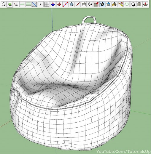 58K views · 1.3K reactions | Bean Bag Chair Modeling In SketchUp Full Video: https://youtu.be/ld5BCPA4eUo | TutorialsUp | Facebook