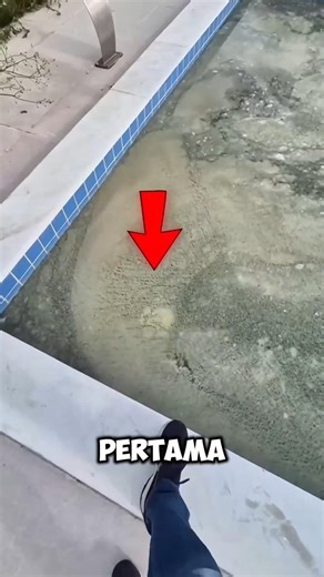 Thought to be Super Dirty, This Pool Water Surprisingly Changes When Touched! 😱