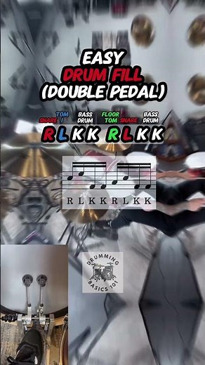 How to Play Double Kick Drum Chops like a PRO 🥁