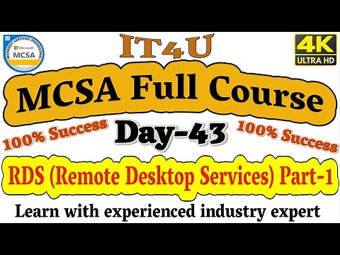 MCSA Full Course Day 43: RDS Remote Desktop Services Part-1