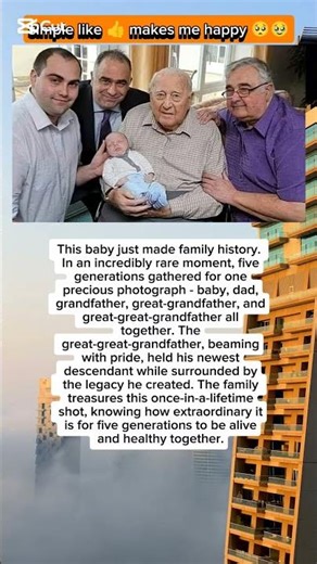 Five Generations, One Unforgettable Moment ❤️👶