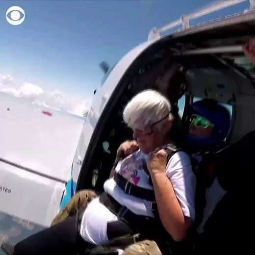While other grandmothers her age are slowing down, this 84-year-old adventurer is accelerating https://cbsn.ws/2iuAAgA | CBS Sunday Morning