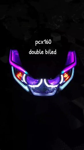PCX 160 Custom Double Biled AES Experience with D2 Laser Alis RGB