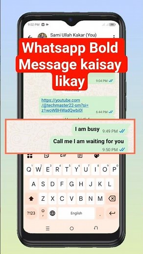 How To Write BOLD Message In WhatsApp