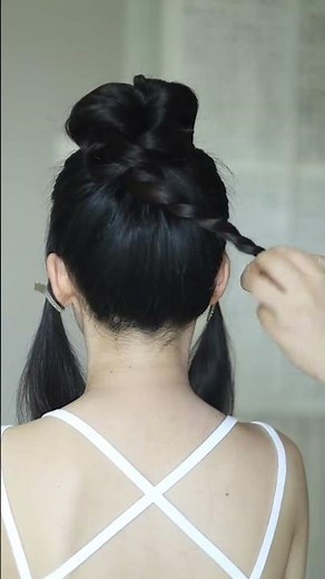 Song Dynasty Chinese Hanfu Hairstyle Tutorial: Step-by-Step Guide | simple and elegant