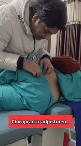 Chiropractic adjustment #chiropracticadjustment #backpainrelief | Healing osteopathy, chiropractic and physiotherapy clinic