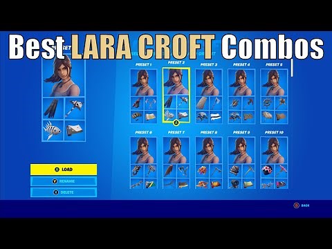 35 Best LARA CROFT Skin Combos (Fortnite Battle Royale)