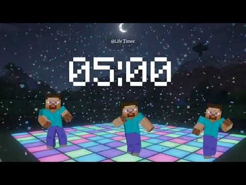 10 Minute Minecraft Dancing Timer with Music ⛏️🎶 Fun Countdown